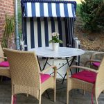 Sitzplatz mit Strandkorb / Beate Ziehres