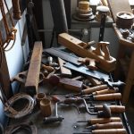 Heimatmuseum Hornburg: Blick in die Drechslerwerkstatt / Beate Ziehres