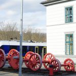 Nördliches Harzvorland, Vienenburg, Bahnhof: moderner Schienenverkehr und Eisenbahngeschichte. Foto: Beate Ziehres