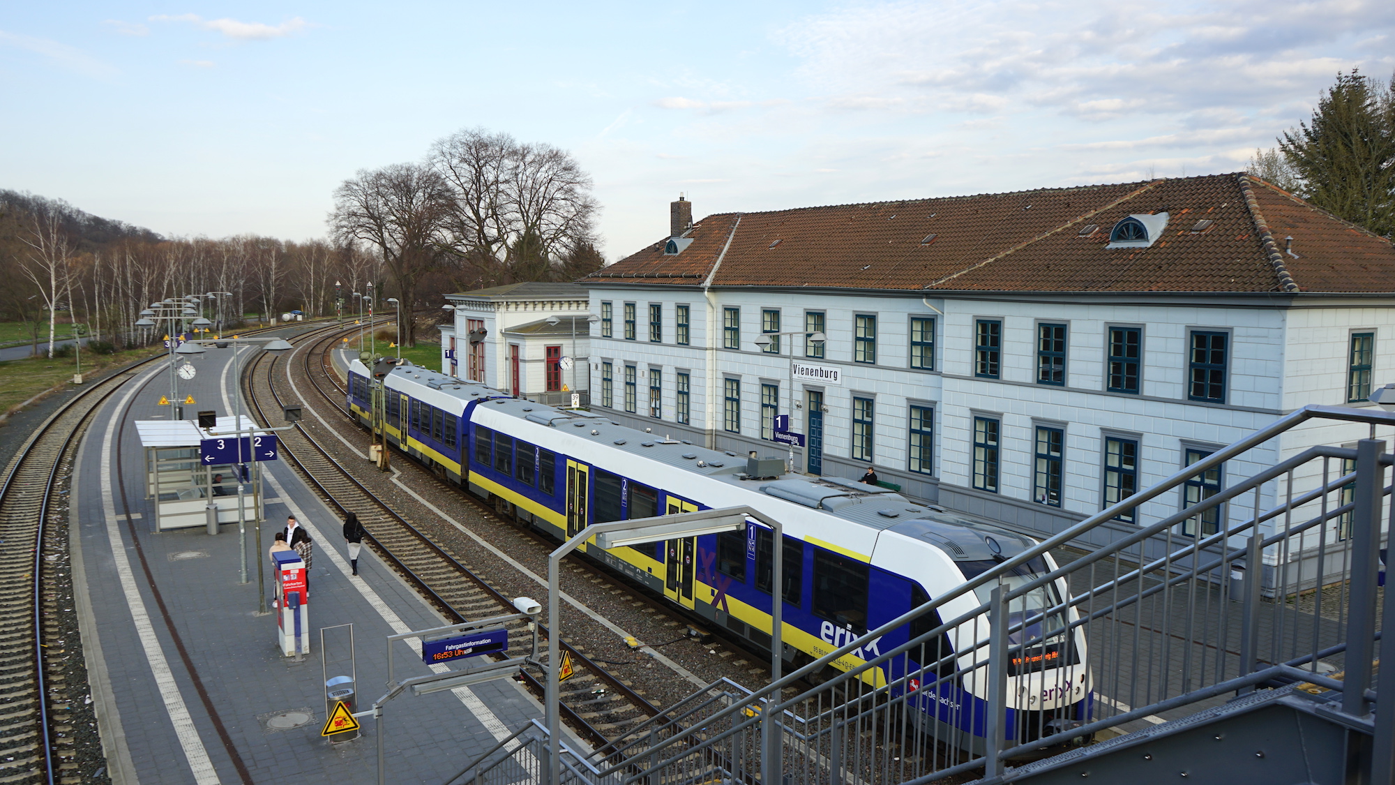 Nördliches Harzvorland, Vienenburger Bahnhof, Bahnsteige. Foto: Beate Ziehres