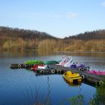 Nördliches Harzvorland, Vienenburger See, Tretboote Rosarium. Foto: Beate Ziehres